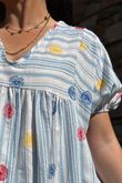 Made in Italy Haydn Smock Tunic Blue